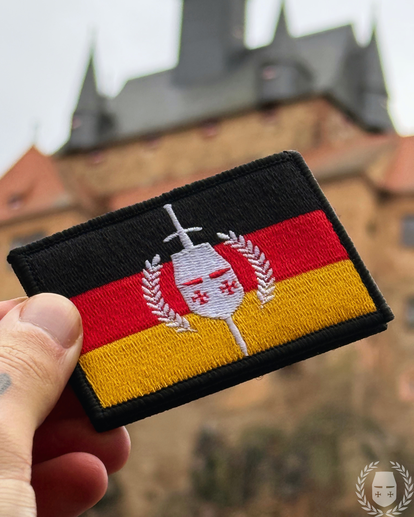 GERMAN KNIGHT - Crusader Patch (Velcro/Klett)